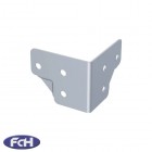 6 Hole L Bracket - 51.5mm x 42mm - Pack of 4